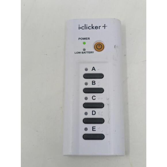iClicker + Plus Student Response Remote Control Model RLR15 Tested Works - Picture 1 of 2